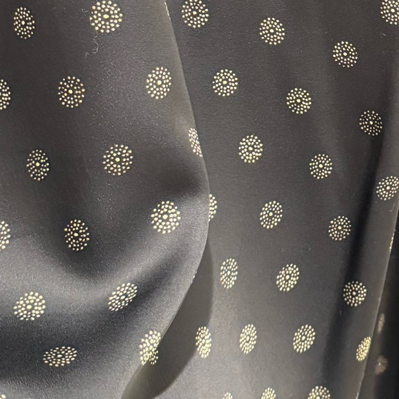 Vince. silky black and tan Skirt size 12 - Picture 2 of 5